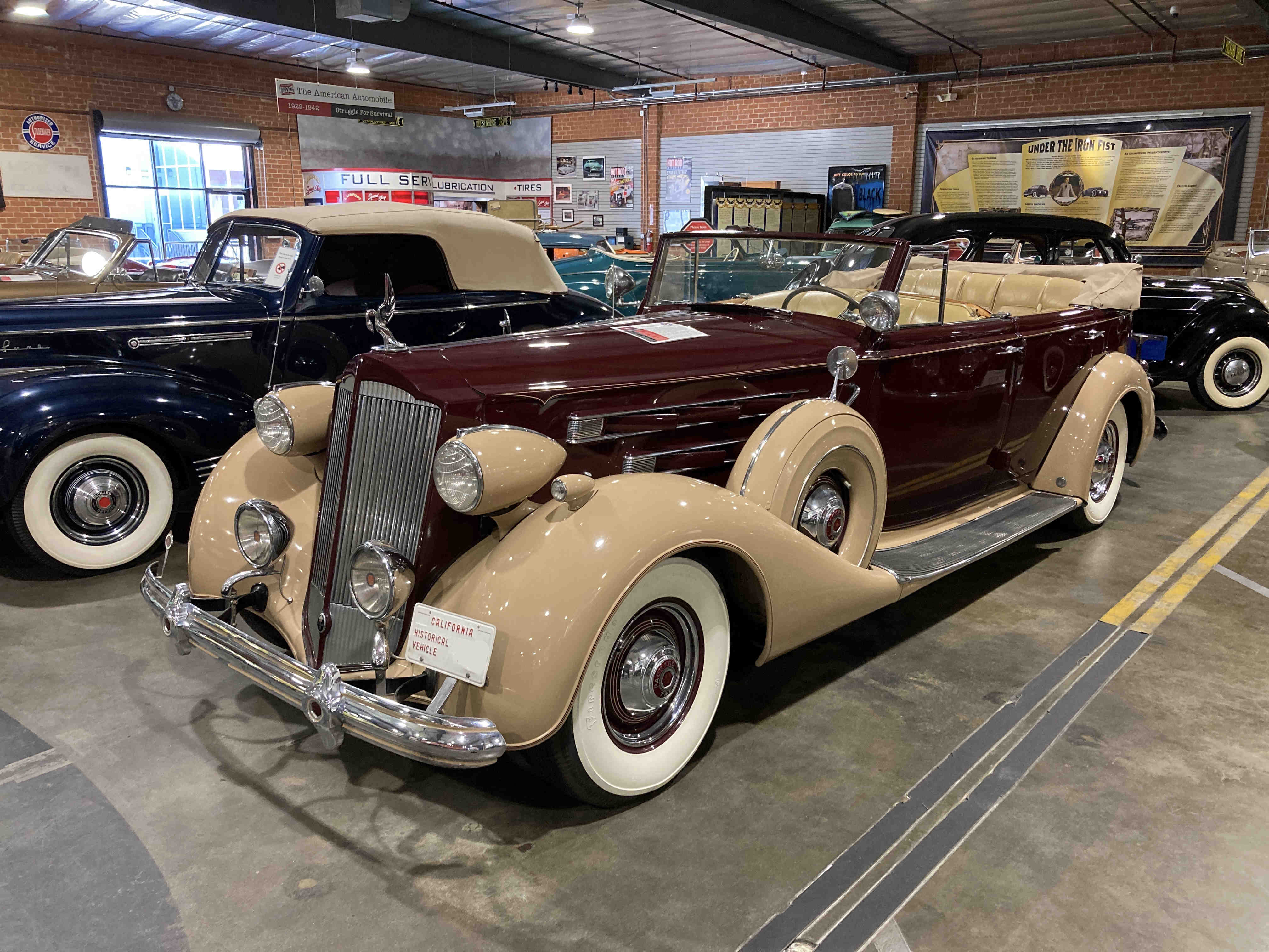 1937 Packard V-12 Convertible Sedan